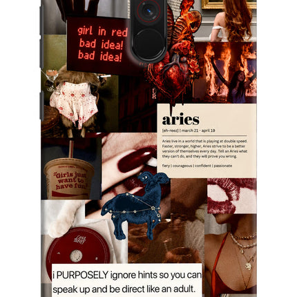 Zodiac Aries Poco F1 Hard Case Back Cover by Casekaro