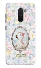 Pretty Mind Pretty Soul Poco F1 Hard Case Back Cover by Casekaro