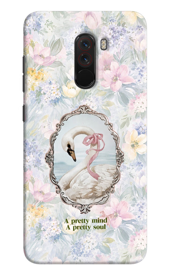 Pretty Mind Pretty Soul Poco F1 Hard Case Back Cover by Casekaro