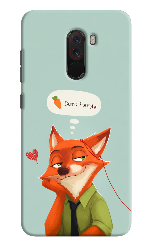 Nick Charm Poco F1 Hard Case Back Cover by Casekaro