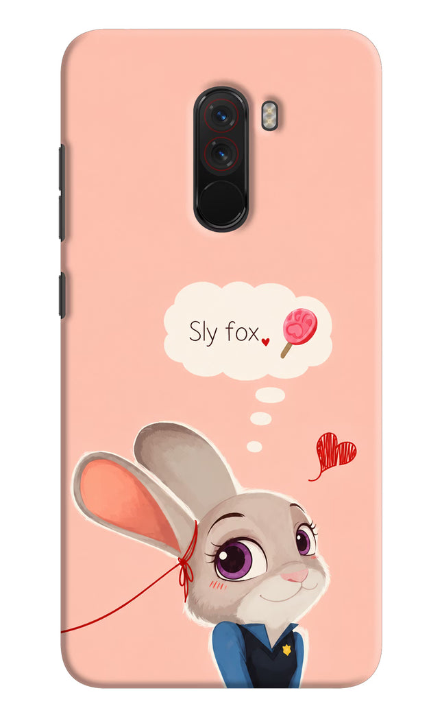 Judy Charm Poco F1 Hard Case Back Cover by Casekaro