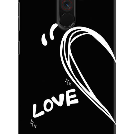 Love Line Poco F1 Hard Case Back Cover by Casekaro