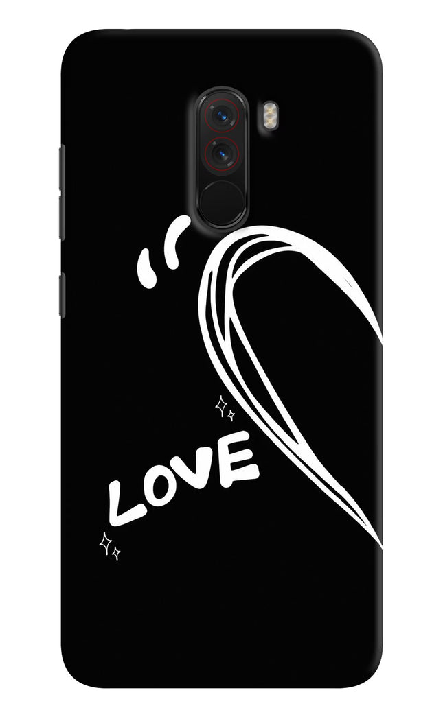 Love Line Poco F1 Hard Case Back Cover by Casekaro