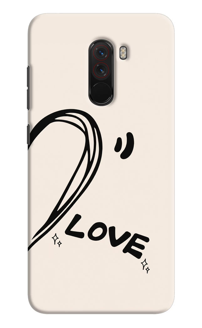 Soul Line Poco F1 Hard Case Back Cover by Casekaro