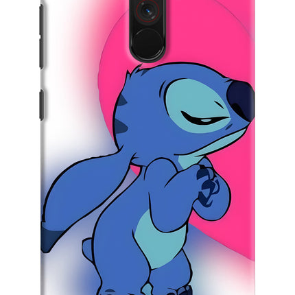 Stitch Hug Poco F1 Hard Case Back Cover by Casekaro