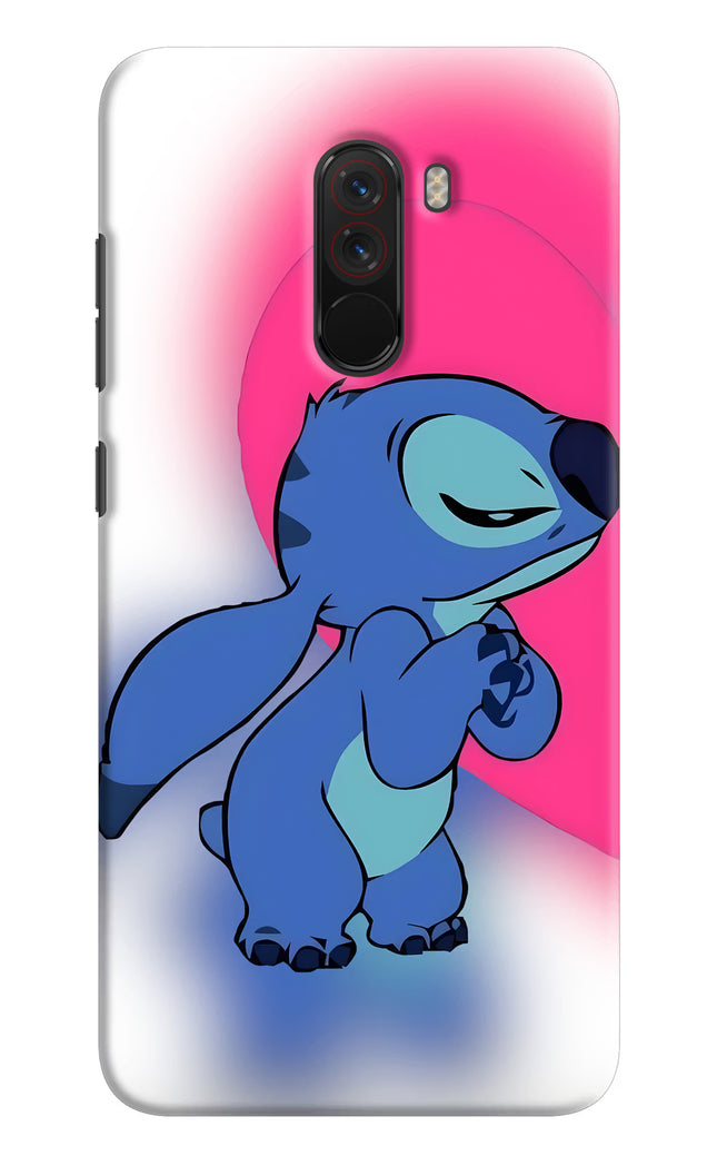 Stitch Hug Poco F1 Hard Case Back Cover by Casekaro