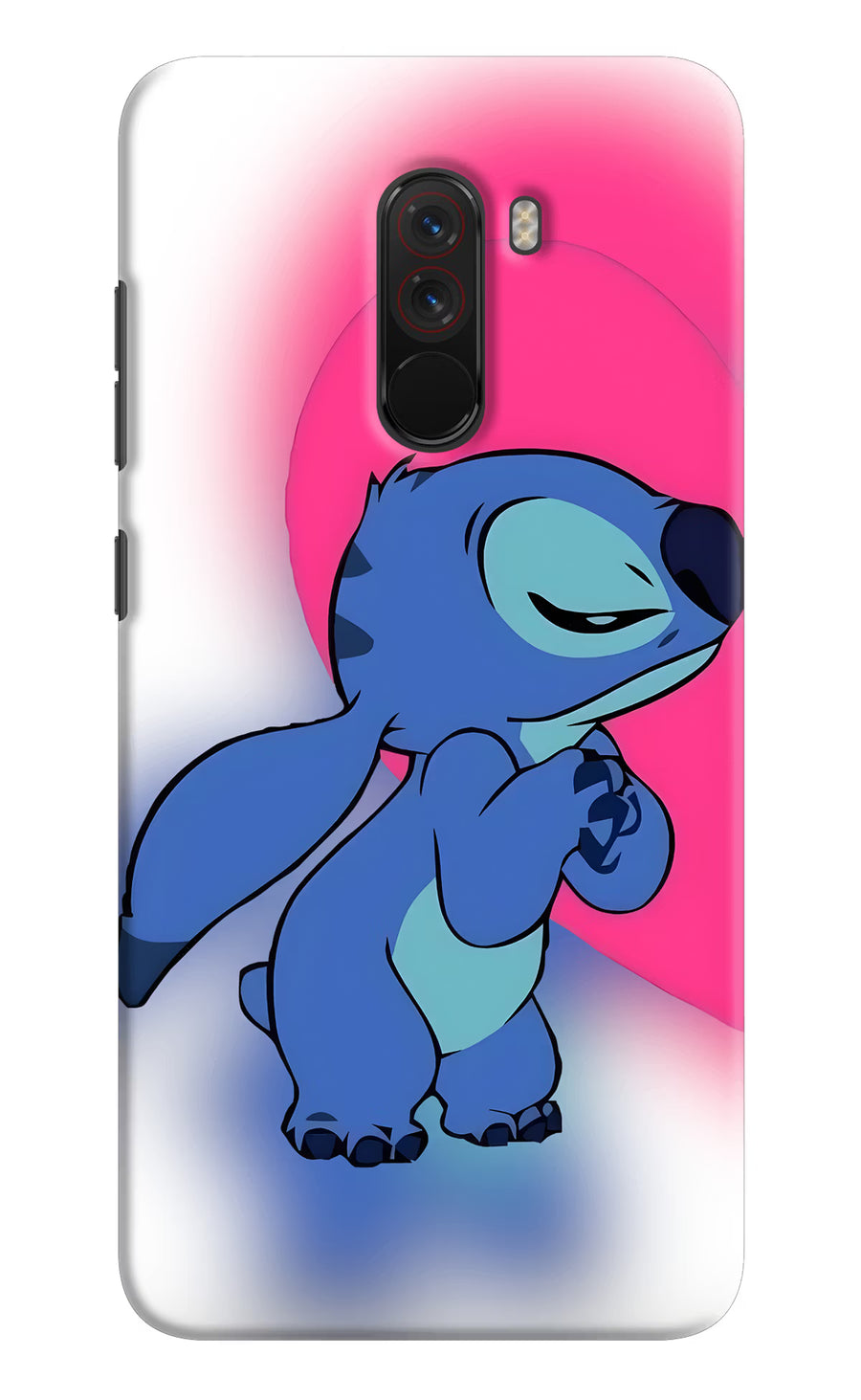 Stitch Hug Poco F1 Back Cover, Hard case