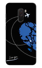 Love Orbit Poco F1 Hard Case Back Cover by Casekaro