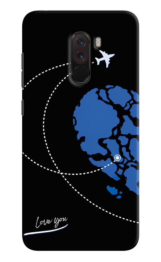 Love Orbit Poco F1 Hard Case Back Cover by Casekaro