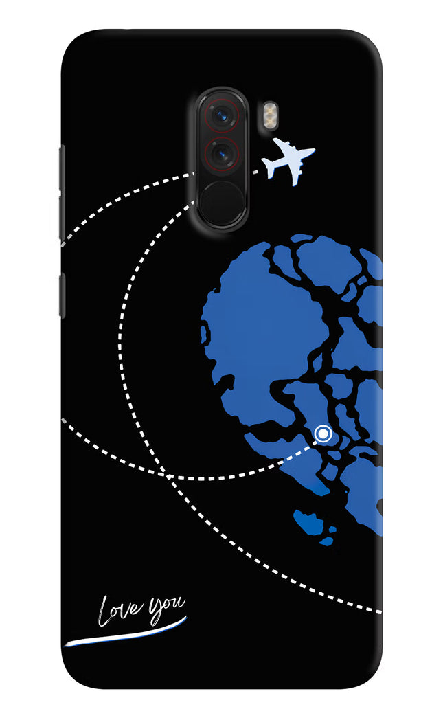 Love Orbit Poco F1 Hard Case Back Cover by Casekaro