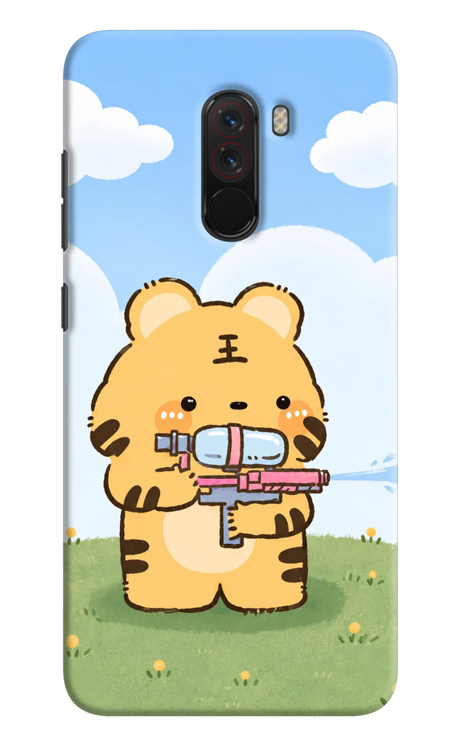 Tiger Treat Poco F1 Hard Case Back Cover by Casekaro