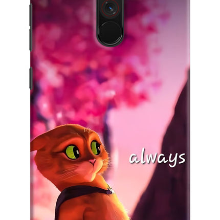 Always Cat Poco F1 Hard Case Back Cover by Casekaro
