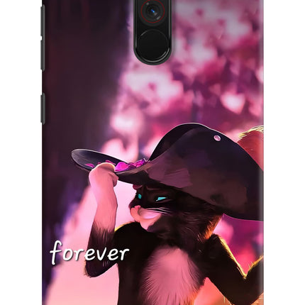 Forever Cat Poco F1 Hard Case Back Cover by Casekaro