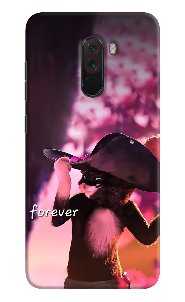 Forever Cat Poco F1 Hard Case Back Cover by Casekaro