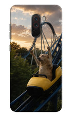 Rollercoaster Dog Poco F1 Hard Case Back Cover by Casekaro