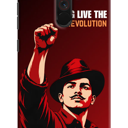 Bhagat Singh Revolution Poco F1 Back Cover