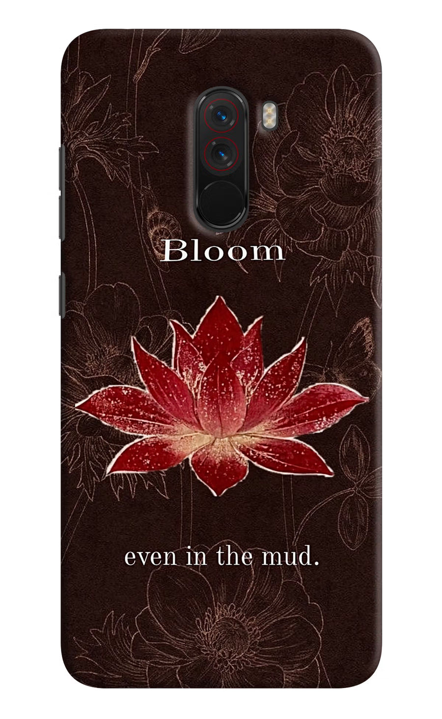Bloom Poco F1 Back Cover, Hard case