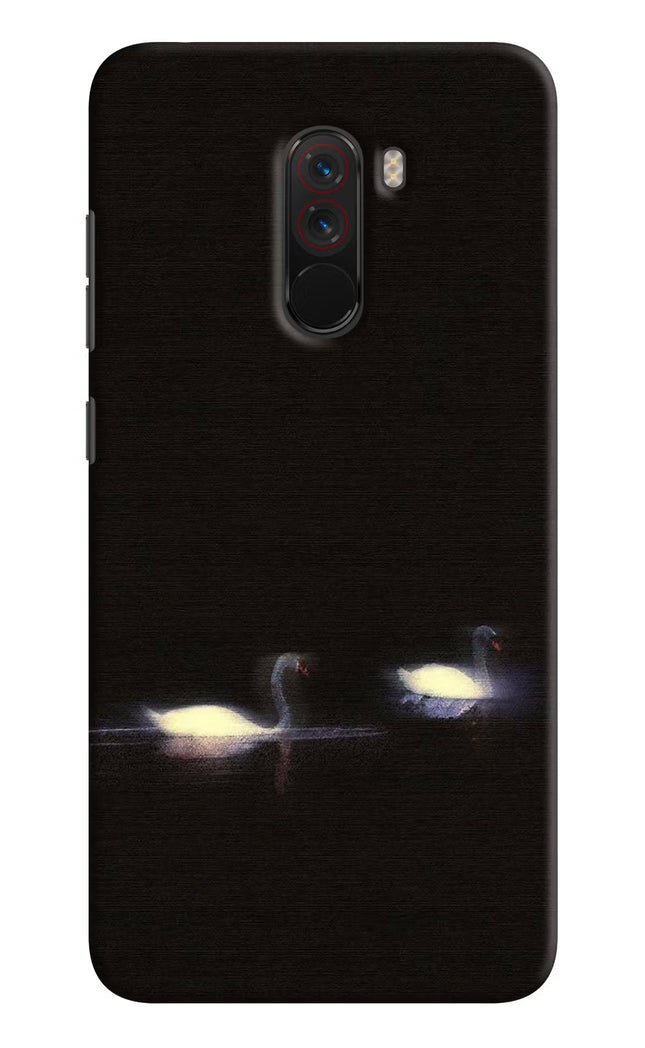 Silent Swans Poco F1 Hard Case Back Cover by Casekaro