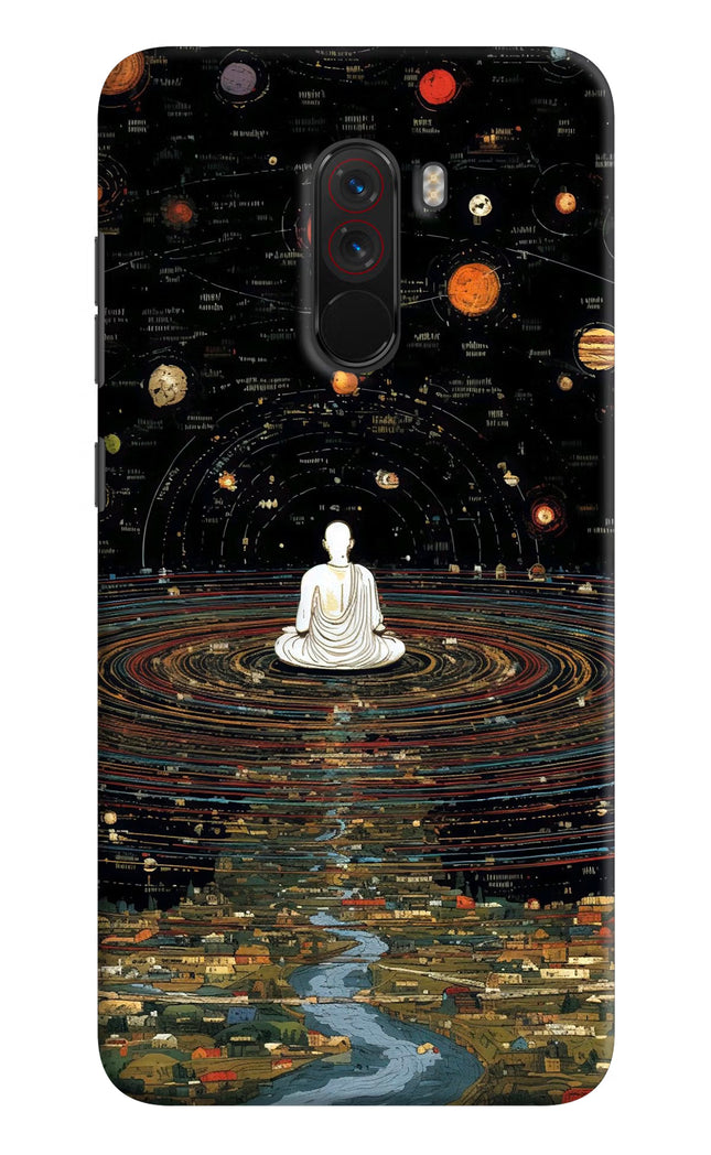 Space Monk Poco F1 Hard Case Back Cover by Casekaro