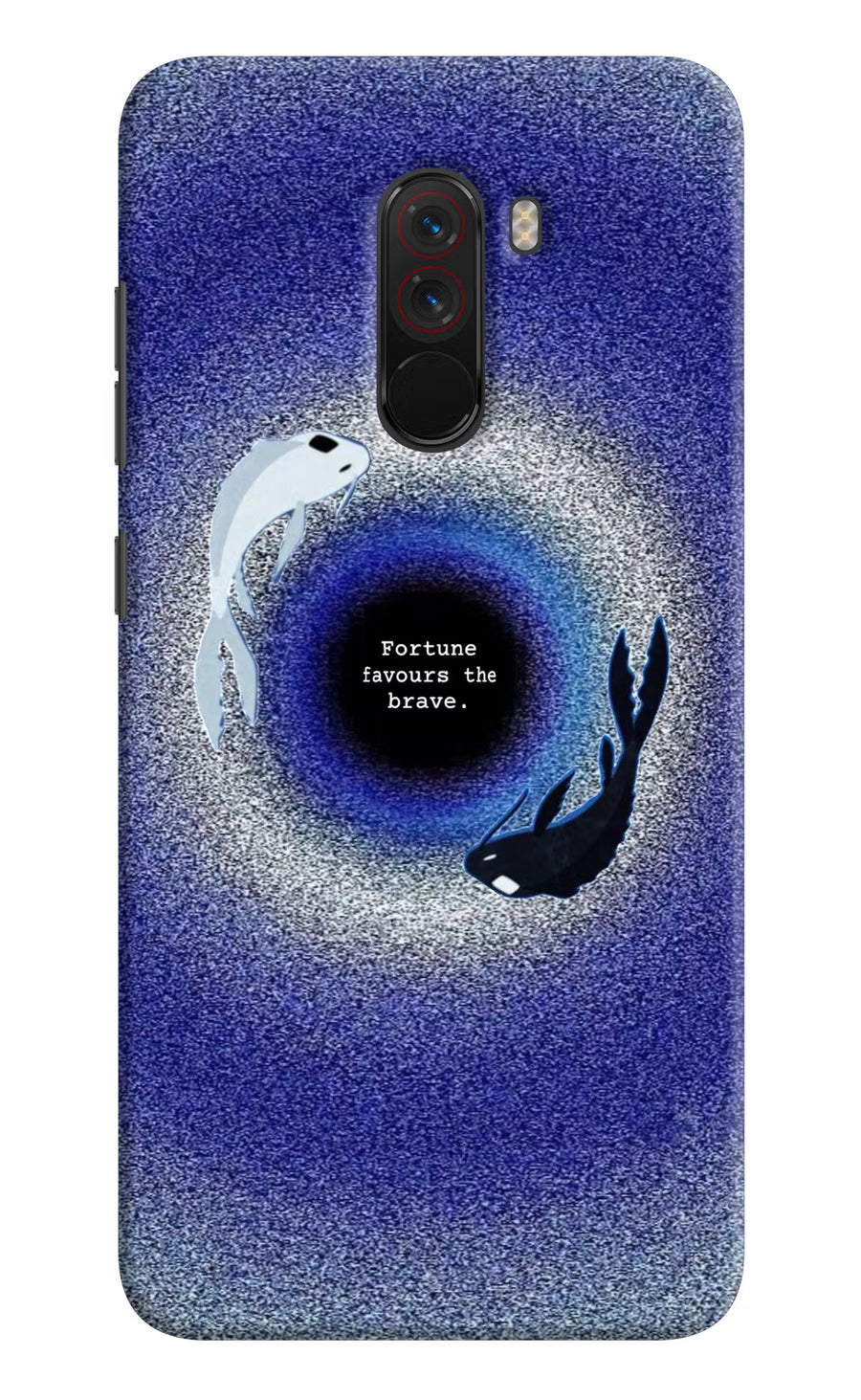 Dark Koi Poco F1 Back Cover, Hard case