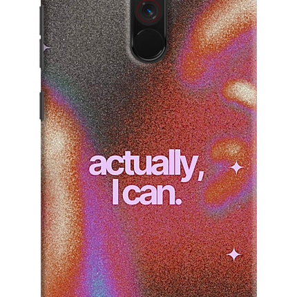 Pink Aura Poco F1 Back Cover