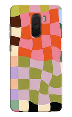 Wavy Grid Poco F1 Hard Case Back Cover by Casekaro