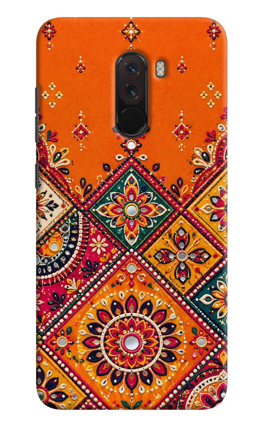 Kutch Glow Poco F1 Back Cover, Hard case