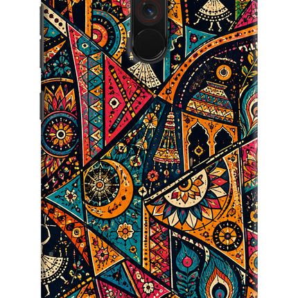Folk Print Poco F1 Back Cover