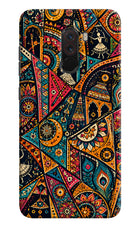 Folk Print Poco F1 Back Cover