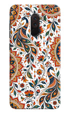 White Mayura Poco F1 Back Cover