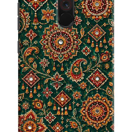 Green Pataka Poco F1 Back Cover