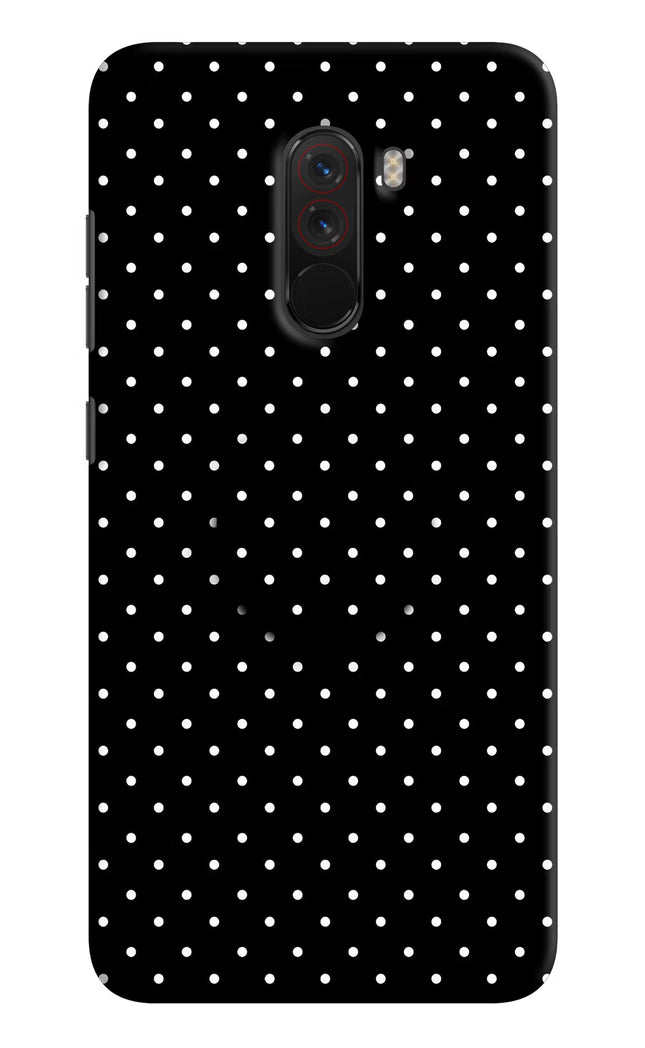 White Dots Poco F1 Pop Case by Casekaro