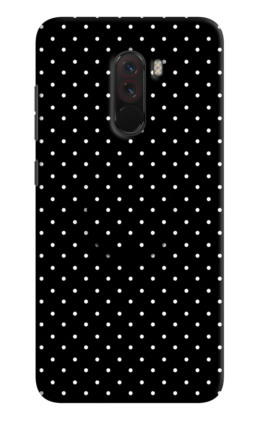 White Dots Poco F1 Pop Case, Hard case