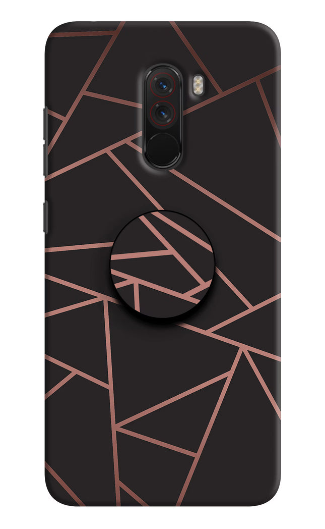 Geometric Pattern Poco F1 Pop Case by Casekaro
