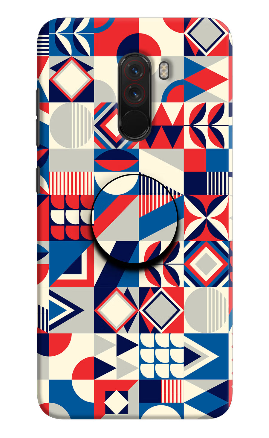Colorful Pattern Poco F1 Pop Case, Hard case
