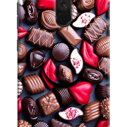 Chocolates Poco F1 Pop Case by Casekaro