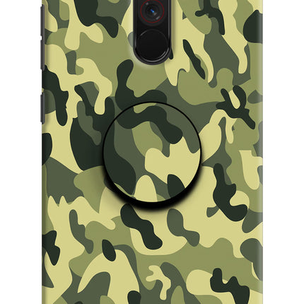 Camouflage Poco F1 Pop Case by Casekaro