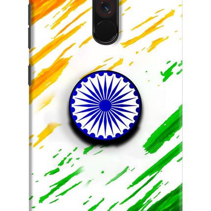 Indian Flag Ashoka Chakra Poco F1 Pop Case by Casekaro