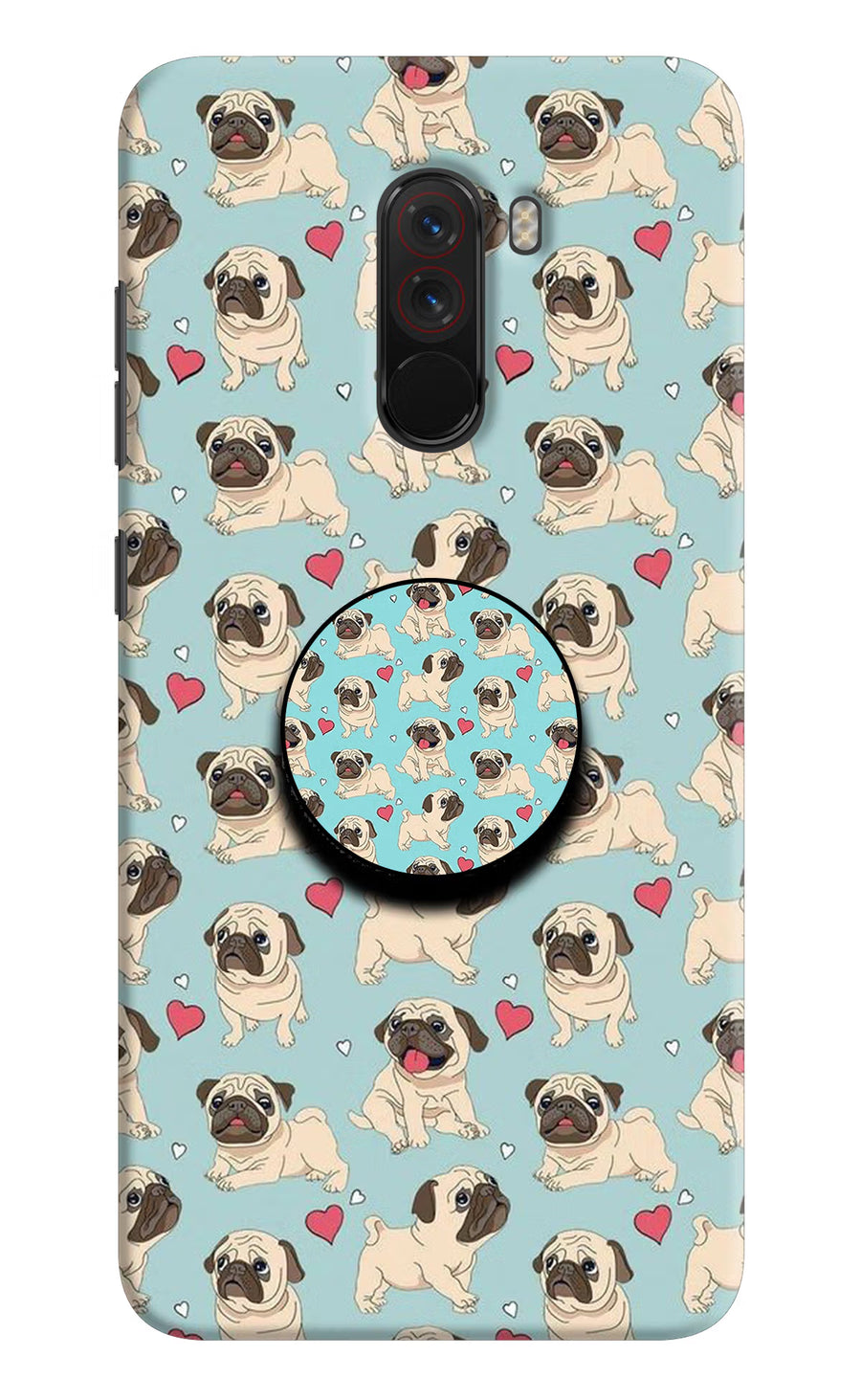 Pug Dog Poco F1 Pop Case, Hard case