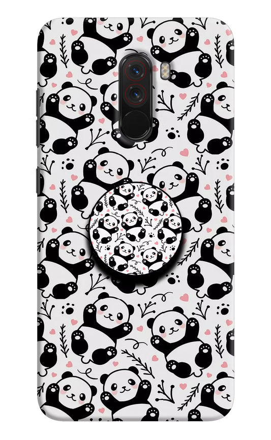 Cute Panda Poco F1 Pop Case by Casekaro