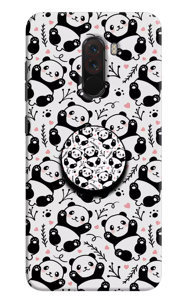 Cute Panda Poco F1 Pop Case by Casekaro