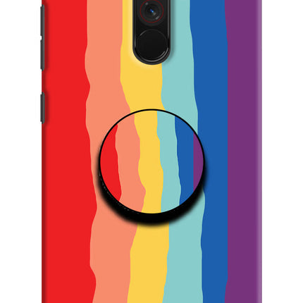 Rainbow Poco F1 Pop Case by Casekaro