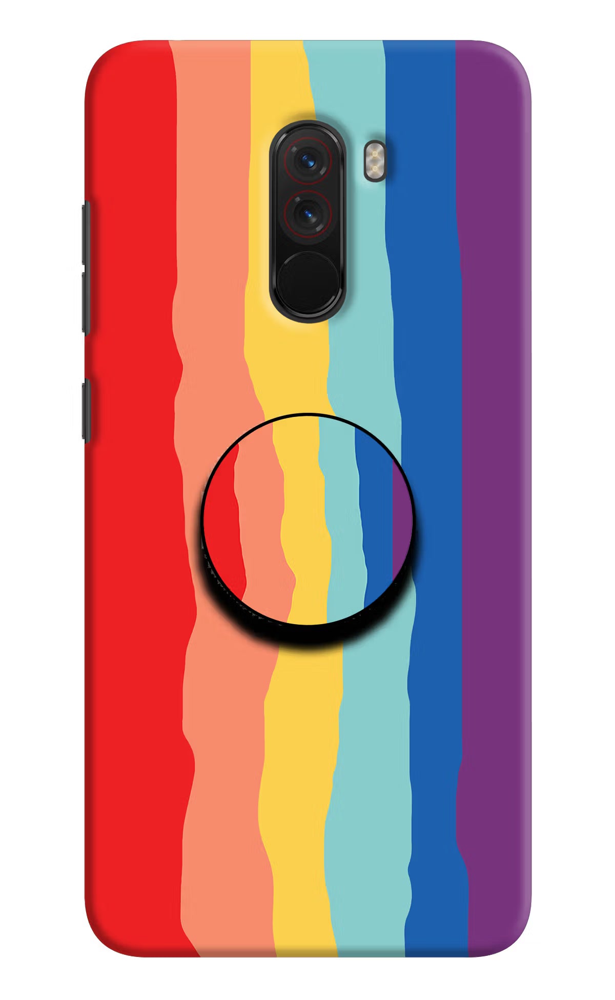 Rainbow Poco F1 Pop Case by Casekaro
