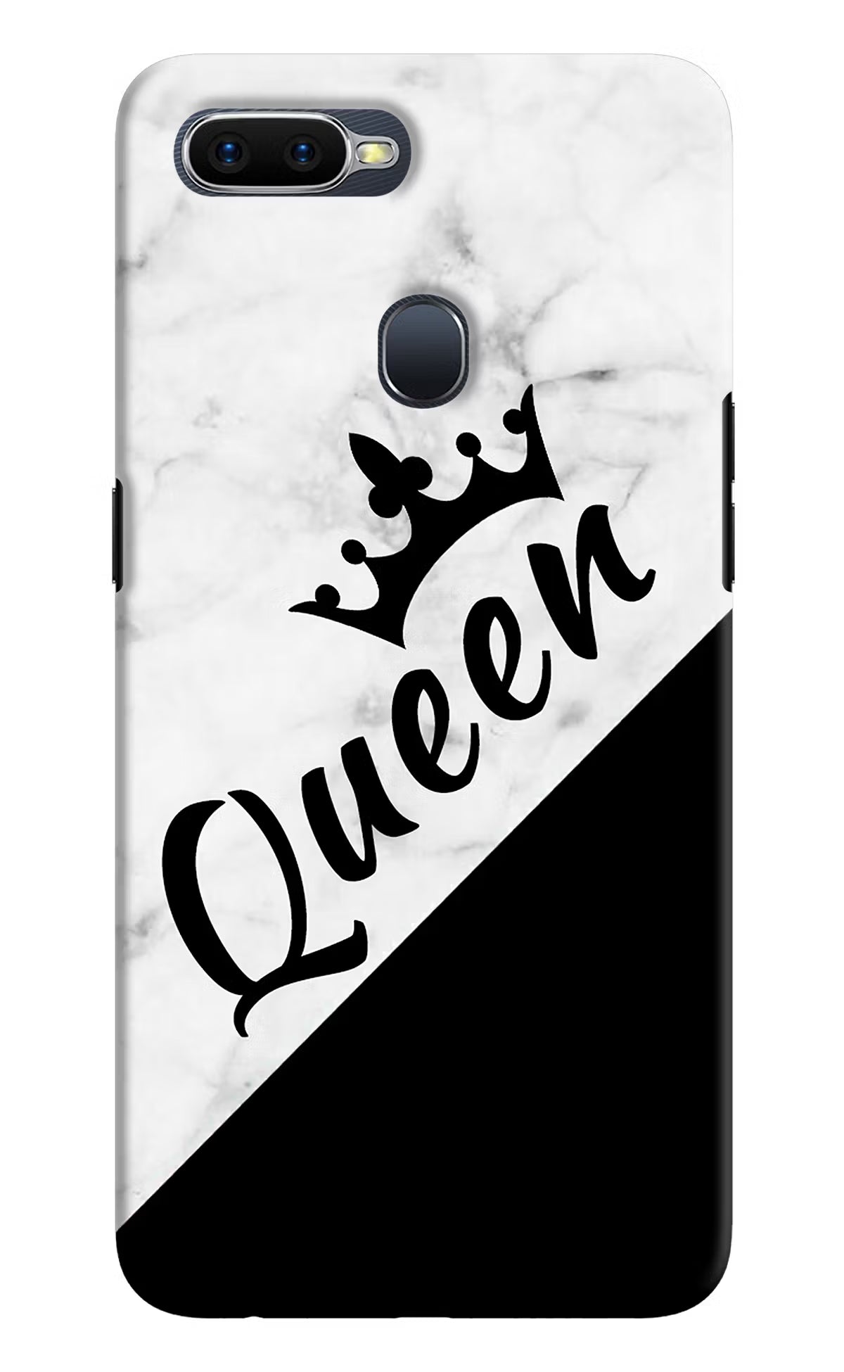 Queen Oppo F9/F9 Pro Hard Case Back Cover by Casekaro