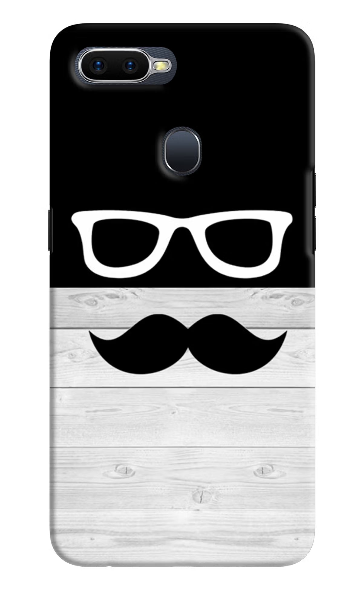 Mustache Oppo F9/F9 Pro Hard Case Back Cover by Casekaro