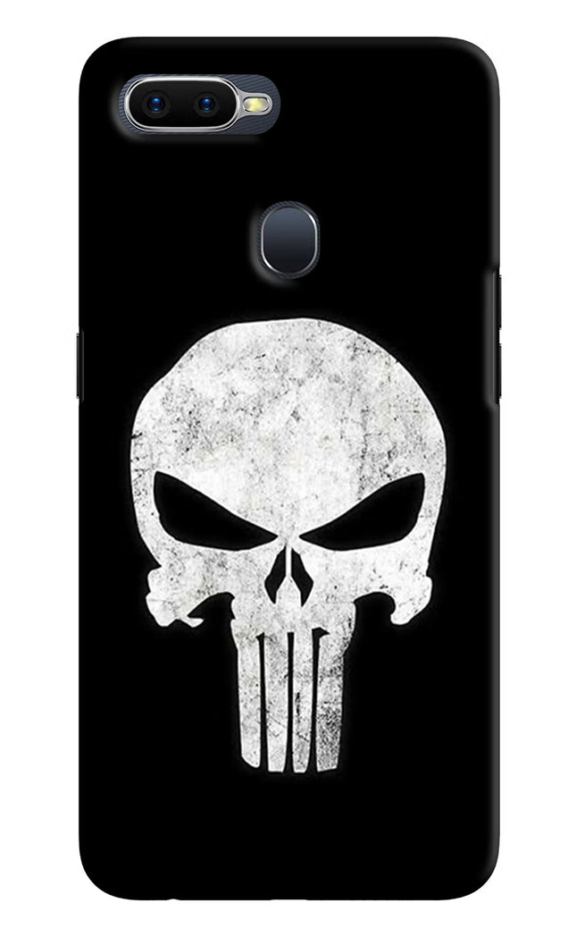 Punisher Skull Oppo F9/F9 Pro Hard Case Back Cover by Casekaro