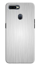 Wooden Grey Texture Oppo F9/F9 Pro Hard Case Back Cover by Casekaro