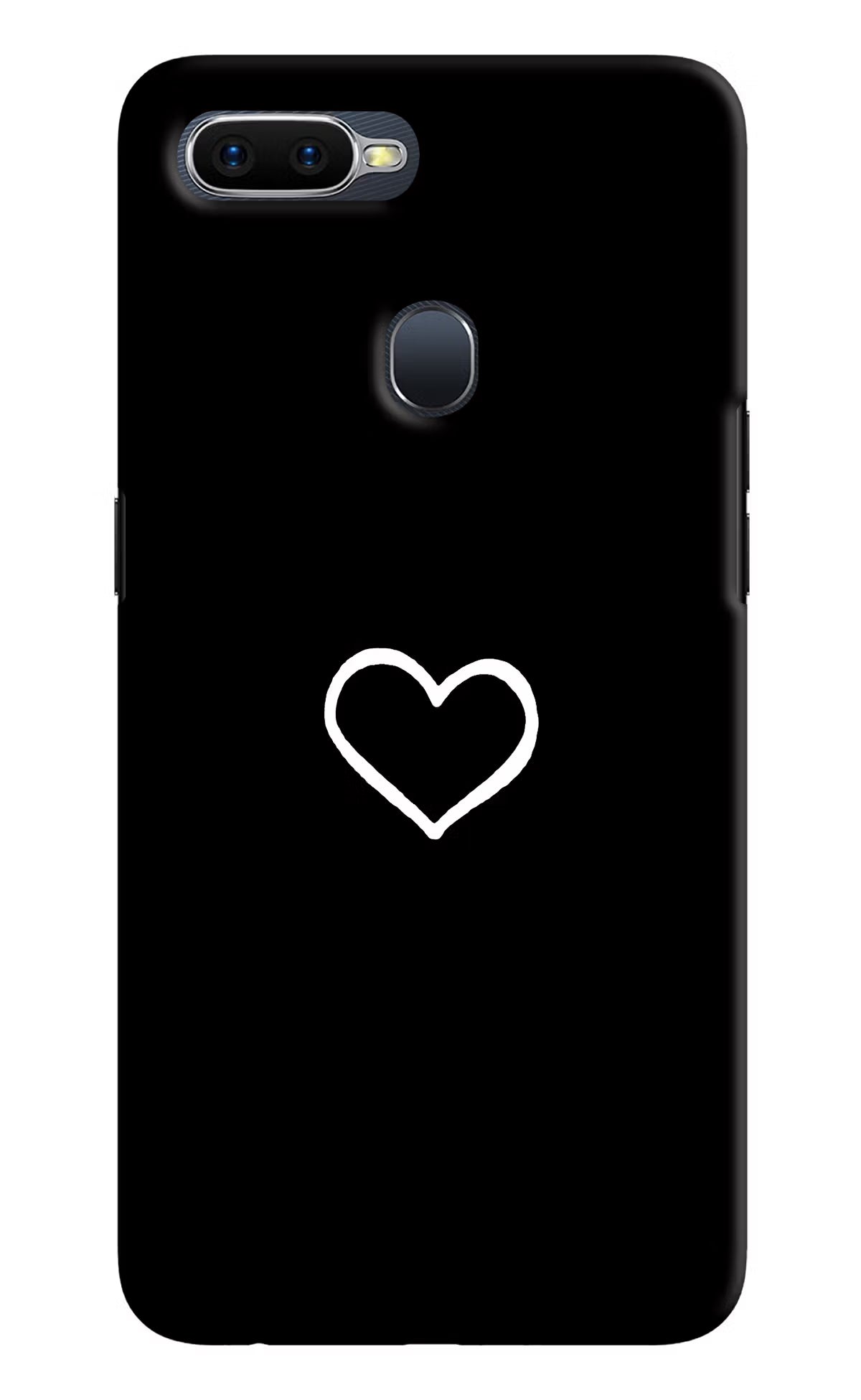 Heart Oppo F9/F9 Pro Hard Case Back Cover by Casekaro