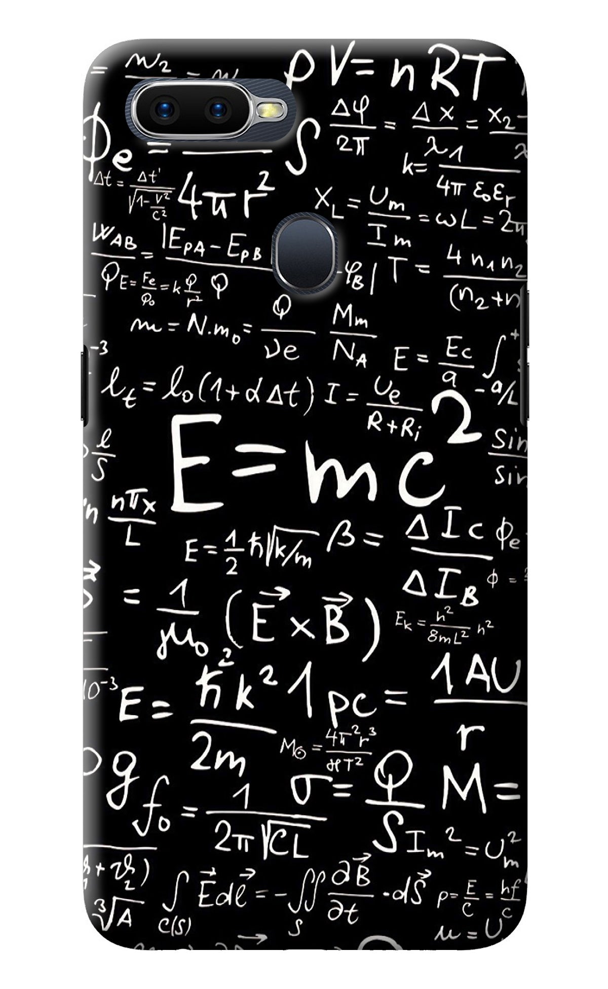 Physics Albert Einstein Formula Oppo F9/F9 Pro Back Cover