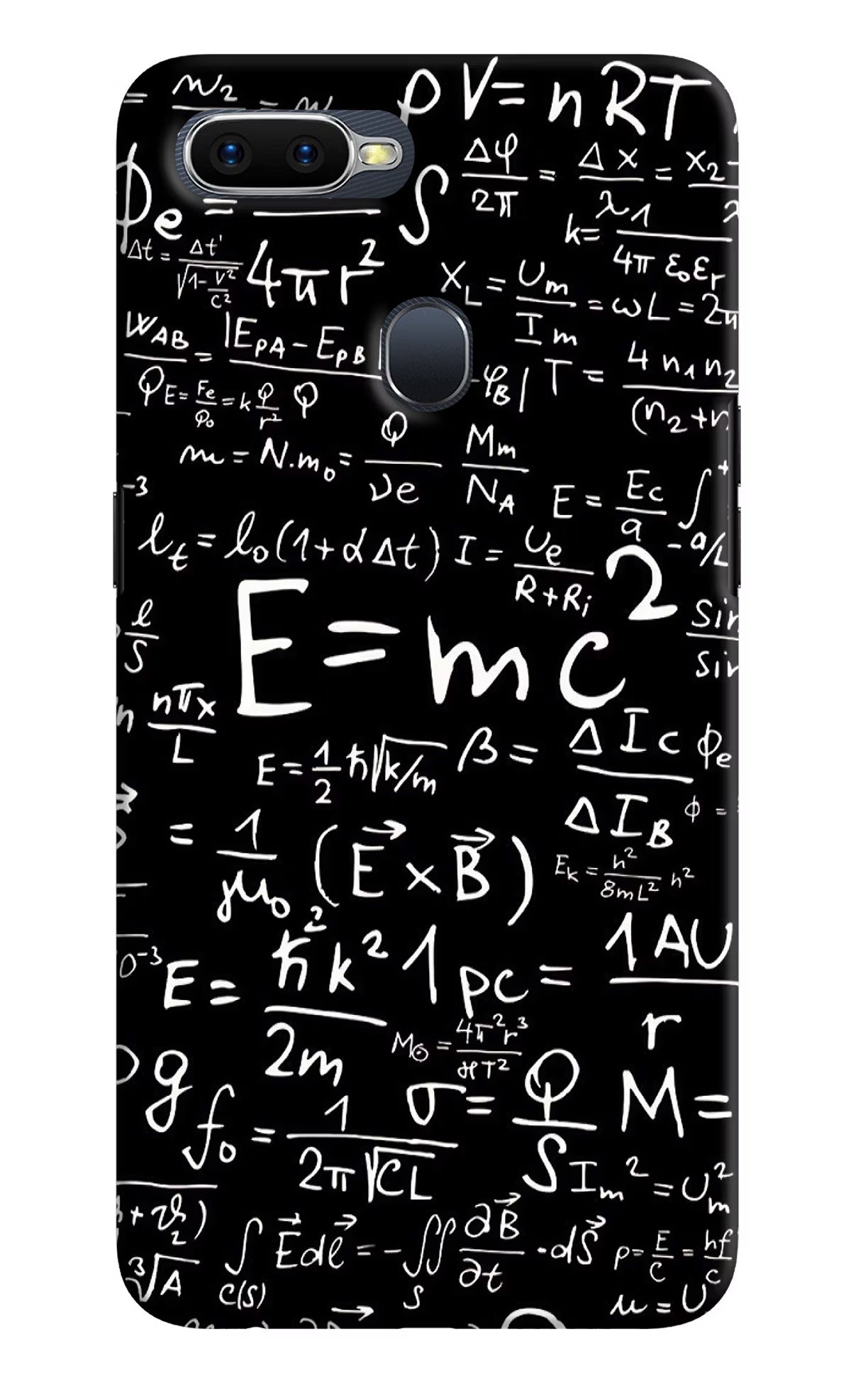 Physics Formula Oppo F9/F9 Pro Hard Case Back Cover by Casekaro